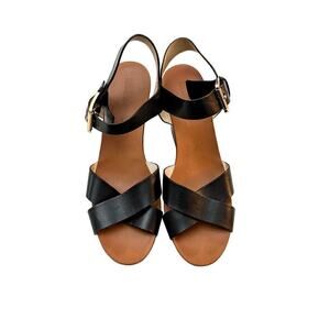 Michael Kors Peggy Wedge Open Toe Platform Sandal Size 10